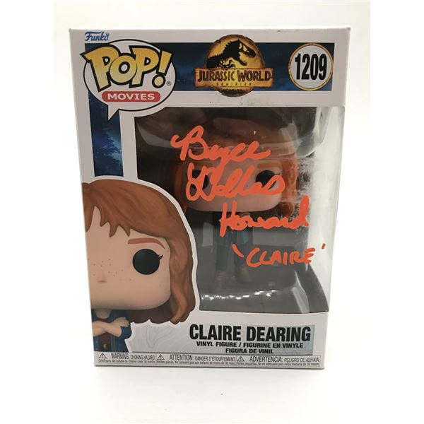 BRYCE DALLAS HOWARD SIGNED JURASSIC PARK FUNKO POP - WWOC COA