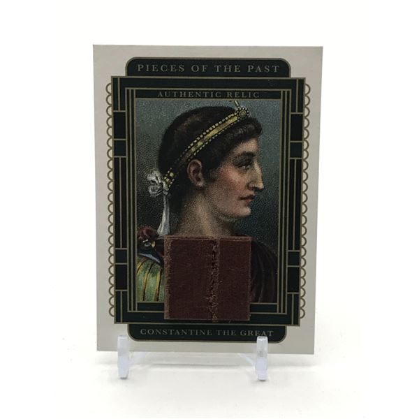 2025 KEEPSAKE PIECES OF THE PAST CONSTANTINE THE GREAT PATCH AUTHENTIC RELIC TRADING CARD