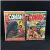Image 1 : LOT OF 2 CONAN THE BARBARIAN COMICS #17 - #18 - MARVEL COMICS