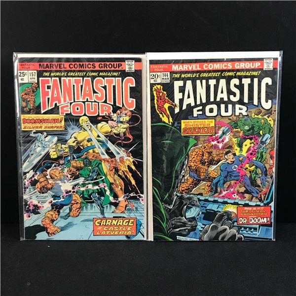 LOT OF 2 FANTASTIC FOUR COMICS - MARVEL COMICS
