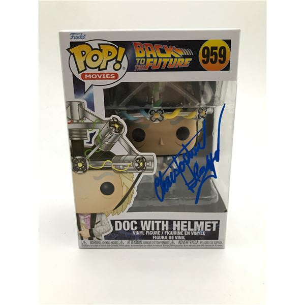 CHRISTOPHER LLOYD SIGNED DOC BROWN BACK TO THE FUTURE FUNKO POP - WWOC COA