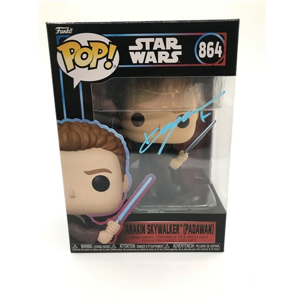HAYDEN CHRISTENSEN SIGNED ANAKIN SKYWALKER STAR WARS FUNKO POP - WWOC COA