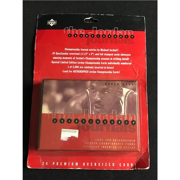 1997 UPPER DECK MICHAEL JORDAN CHAMPIONSHIP JOURNALS IN ORIGINAL PACKAGING
