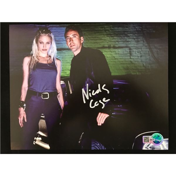 NICOLAS CAGE SIGNED GONE IN SIXTY SECONDS 8X10 - WWOC COA