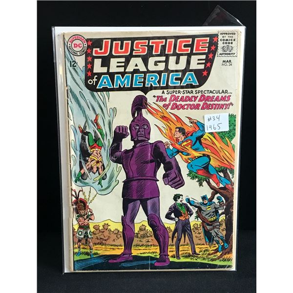 JUSTICE LEAGUE OF AMERICA #34 (1965) - DC COMICS