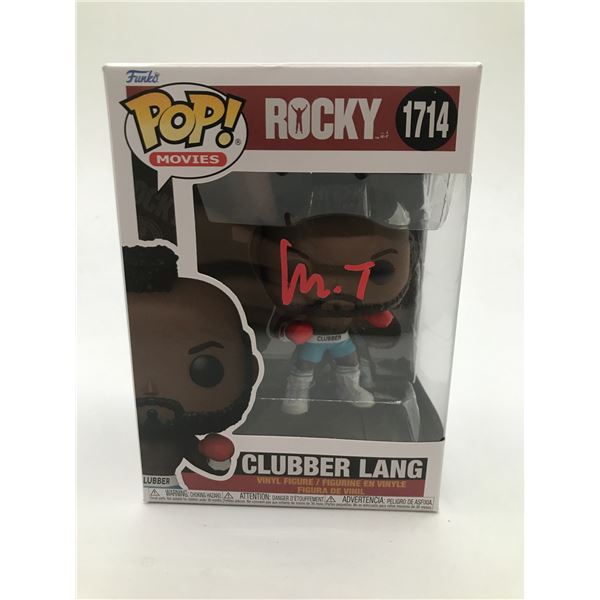 MR. T SIGNED CLUBBER LANG FUNKO POP - WWOC COA