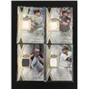 Image 1 : LOT OF 4 BASEBALL PATCH TRADING CARDS INCLUDING 2 ROOKIES ALL /395
