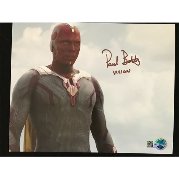 PAUL BETTANY SIGNED VISION 8X10 - WWOC COA