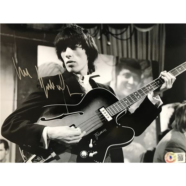 BILL WYMAN SIGNED 8X10 - BECKETT COA