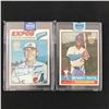 Image 1 : LOT OF 2 TOPPS ARCHIVE SIGNATURE SERIES SIGNED BASEBALL TRADING CARDS