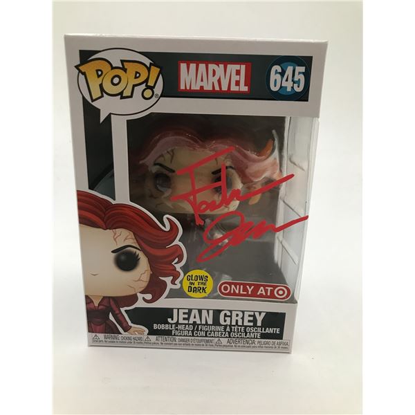 FAMKE JANSSEN SIGNED JEAN GREY FUNKO POP - WWOC COA