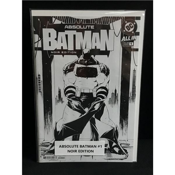 ABSOLUTE BATMAN #1 NOIR EDITION - DC COMICS