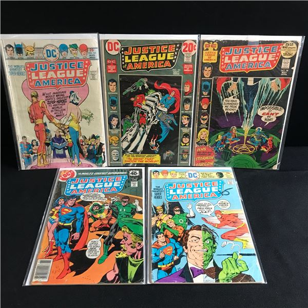 LOT OF 5 JUSTICE LEAGUE OF AMERICA COMICS - DC COMICS