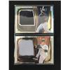 Image 1 : LOT OF 2 SELECT PATCH BASEBALL TRADING CARDS