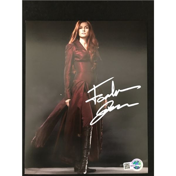 FAMKE JANSSEN SIGNED JEAN GREY 8X10 - WWOC COA