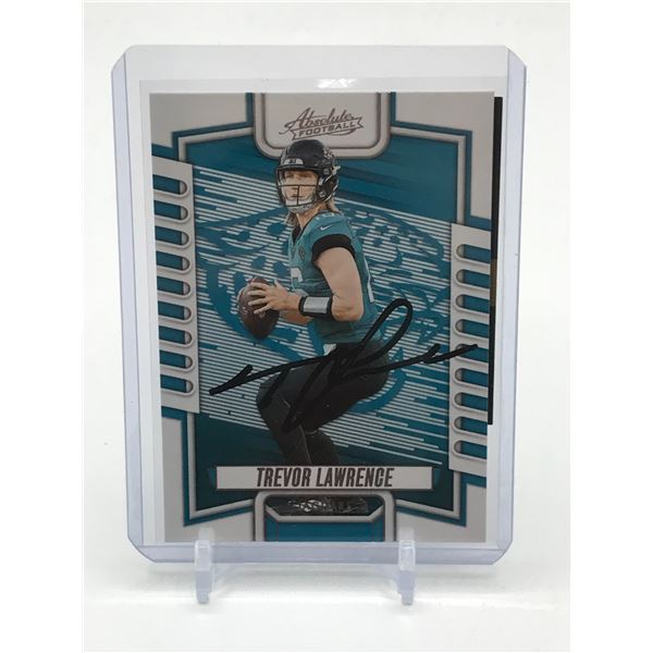 TREVOR LAWRENCE SIGNED TRADING CARD - VS COA