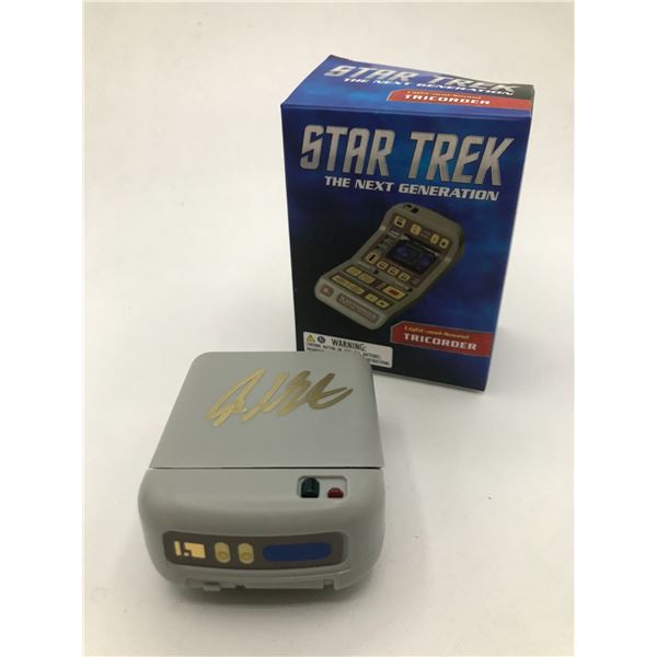 WILLIAM SHATNER SIGNED TOY TRICORDER - WWOC COA