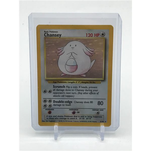 POKEMON TCG CHANSEY TRADING CARD