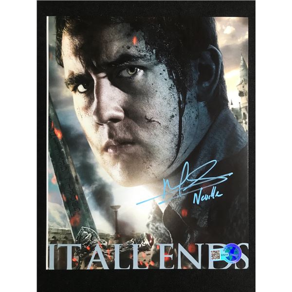 MATTHEW LEWIS SIGNED HARRY POTTER 8X10 - WWOC COA