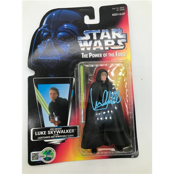 MARK HAMILL SIGNED LUKE SKYWALKER ACTION FIGURE - WWOC COA