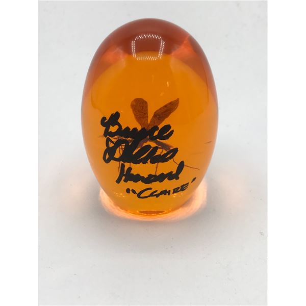 BRYCE DALLAS HOWARD SIGNED PROP EGG - WWOC COA