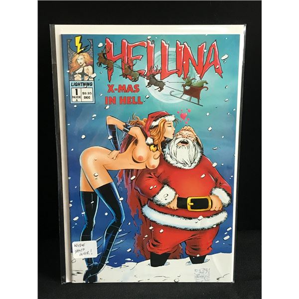 HELLINA X-MAS IN HELL #1 682/1300 - LIGHTNING COMICS