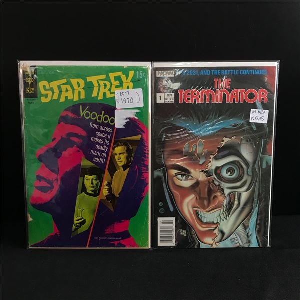 STAR TREK #7 & TERMINATOR #1 COMICS