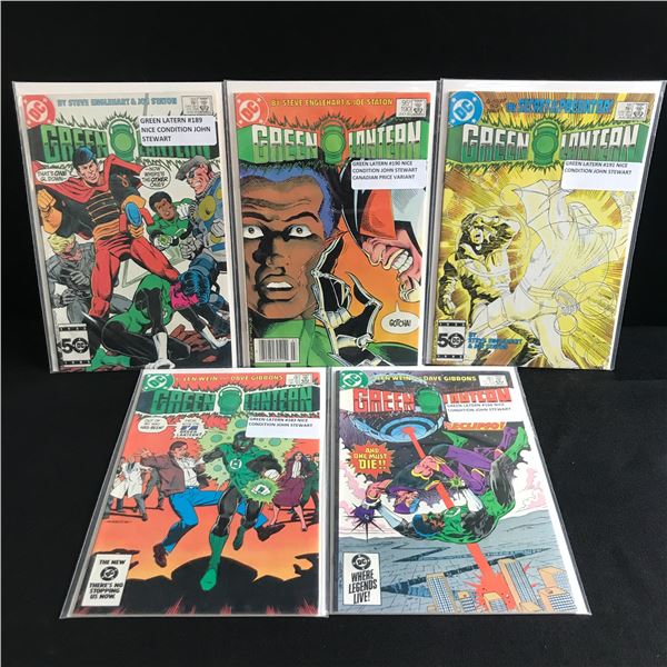 LOT OF 5 GREEN LANTERN COMICS - DC COMICS