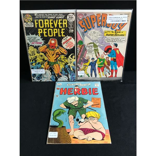 LOT OF 3 MIXED TITLE COMICS