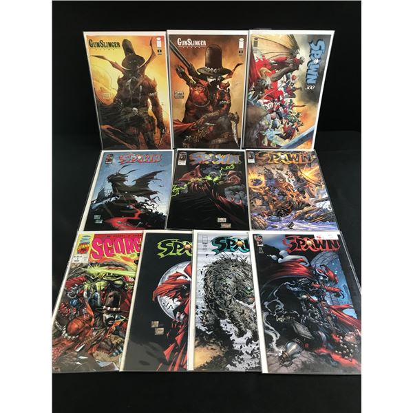 LOT OF 10 SPAWN COMICS - IMAGE COMICS