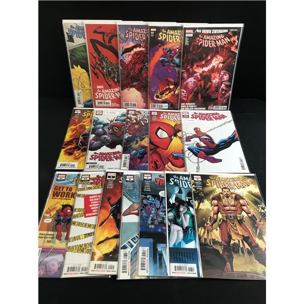 LOT OF 17 AMAZING SPIDERMAN COMICS - MARVEL COMICS
