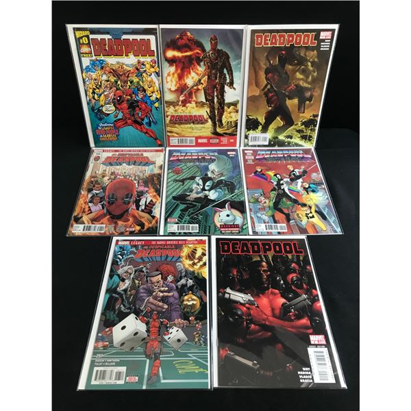 LOT OF 8 DEADPOOL COMICS - MARVEL COMICS