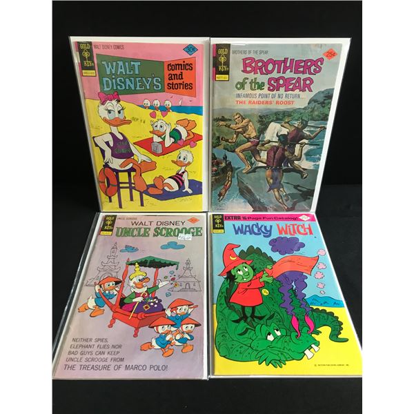 LOT OF 4 MIXED TITLE COMICS - DELL COMICS