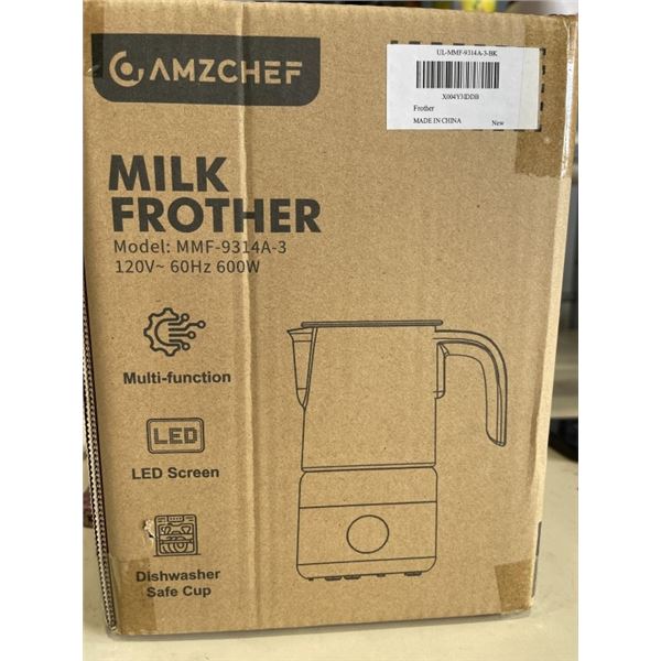 AS NEW AMZCHEF MILK FROTHER. MODEL MMF-9314A-3