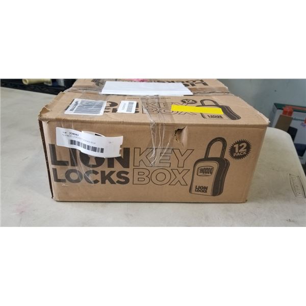 12 PACK LION KEY LOCKS BOX