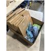 Image 2 : TRAY OF DISPOSABLE PONCHOS. APPROX 25 PACKAGES OF 4 PONCHOS