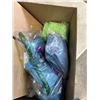 Image 4 : TRAY OF DISPOSABLE PONCHOS. APPROX 25 PACKAGES OF 4 PONCHOS