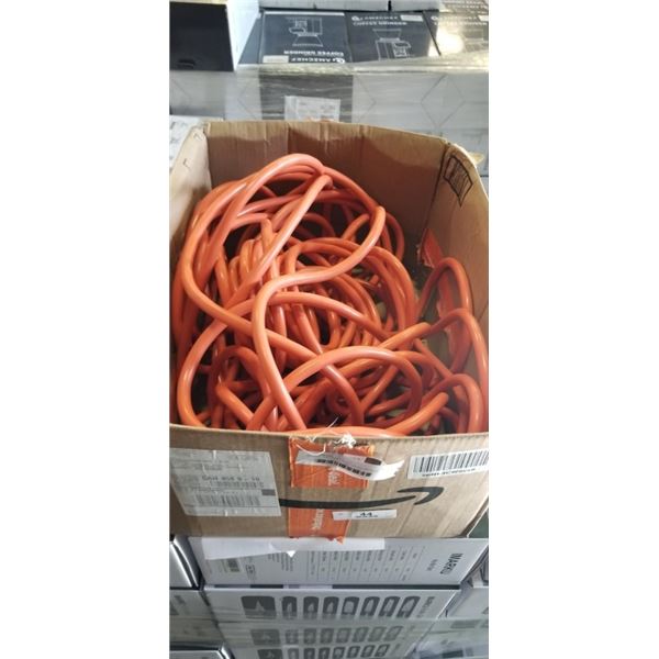 APPROX 100 FEET HEAVY DUTY ORANGE EXTENSION CORD. 10AWG/3C