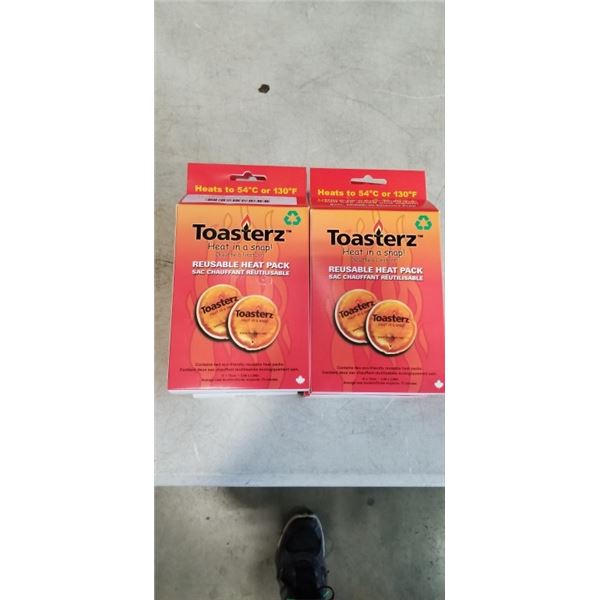 10 PACKS TOASTERZ REUSABLE HEAT PACKS