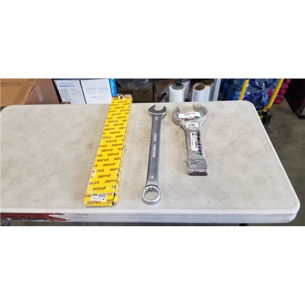 3 MASSIVE HEAVY DUTY WRENCHES