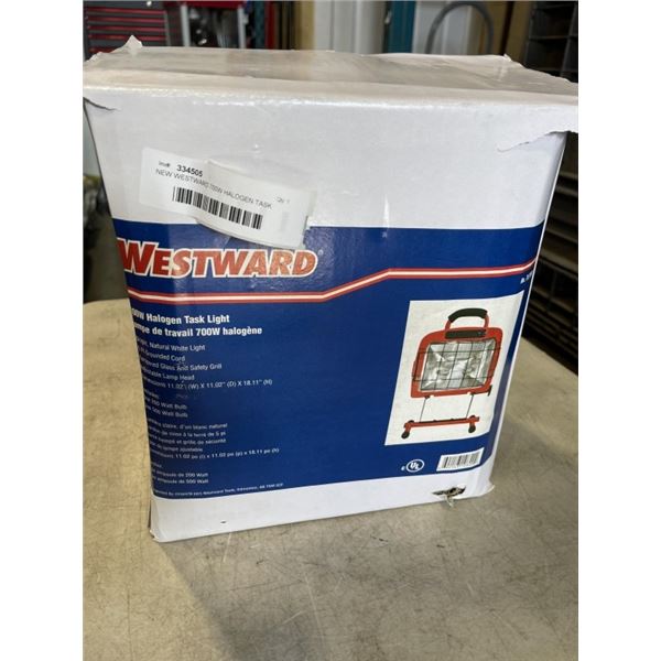NEW WESTWARD 700W HALOGEN TASK LIGHT