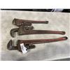 Image 4 : 3 RIDGID PIPE WRENCHES. TWO 24'S AND ONE 18