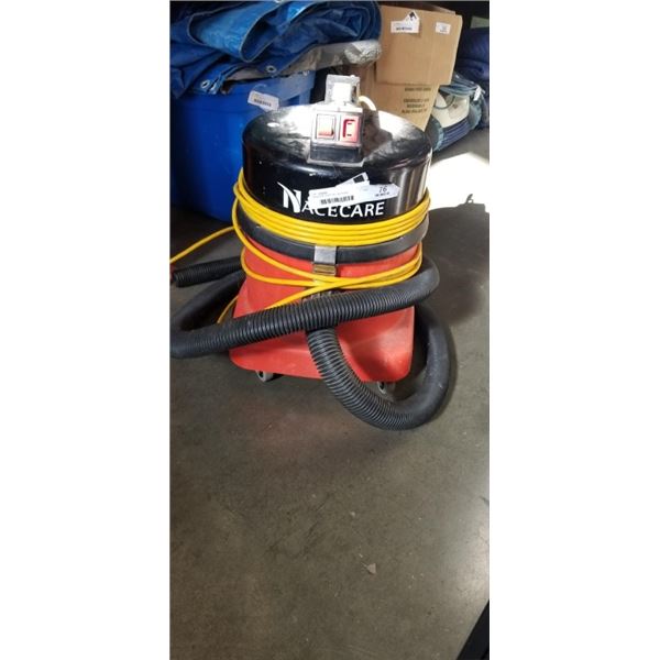 NACECARE SHOP VAC. WORKING