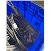 Image 3 : TOTE OF ASSORTED PRESSURE WASHER HOSES & WANDS