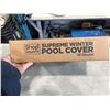 Image 4 : SHOP SQUARE 18 ' ROUND SUPREME  WINTER POOL COVER AND SHOP SQUARE 12' ROUND POOL LINER PAD
