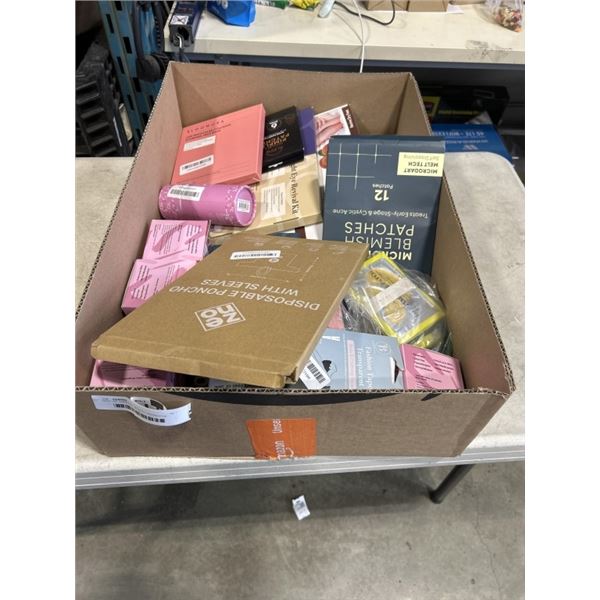 TRAY OF VARIOUS BEAUTY PRODUCTS