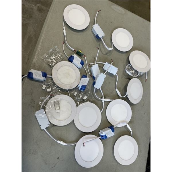 BAG 10 OF LED DIMMING LIGHTS. OUTPUT DC-18-23V