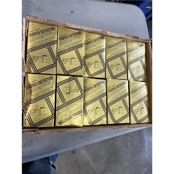 CASE OF NEW MONEY DETECTORS