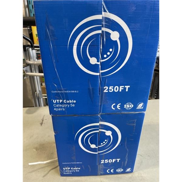 2 ROLL SOF CAT5E CABLE, APPROX 250FT EACH