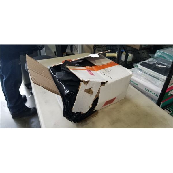 CASE OF BLACK GARBAGE BAGS
